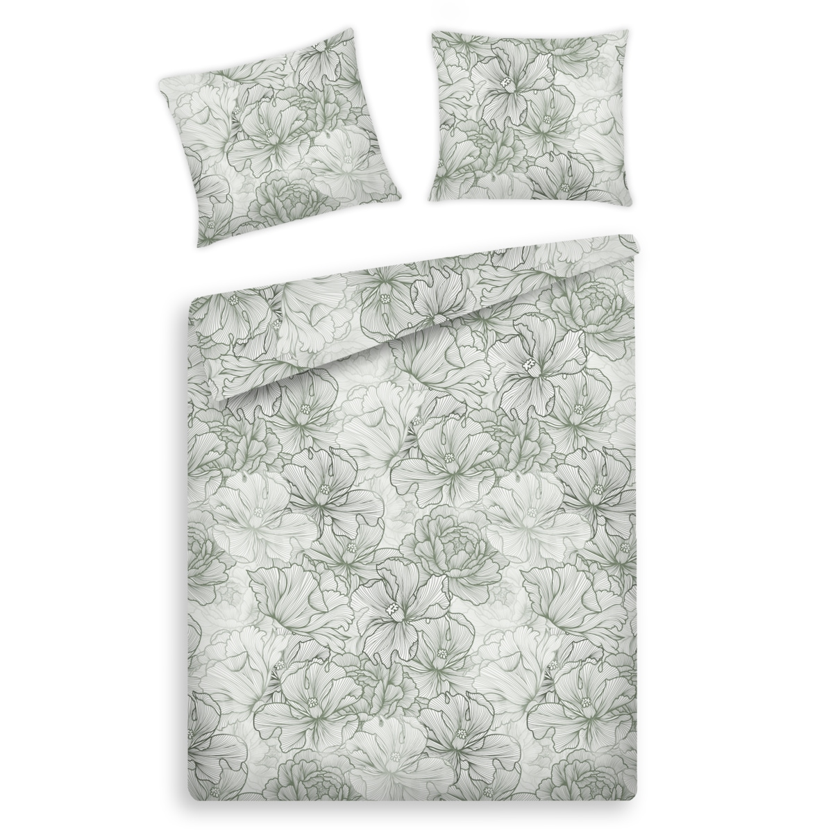 Pościel z bawełny satynowej Dalisana 160x200 cm