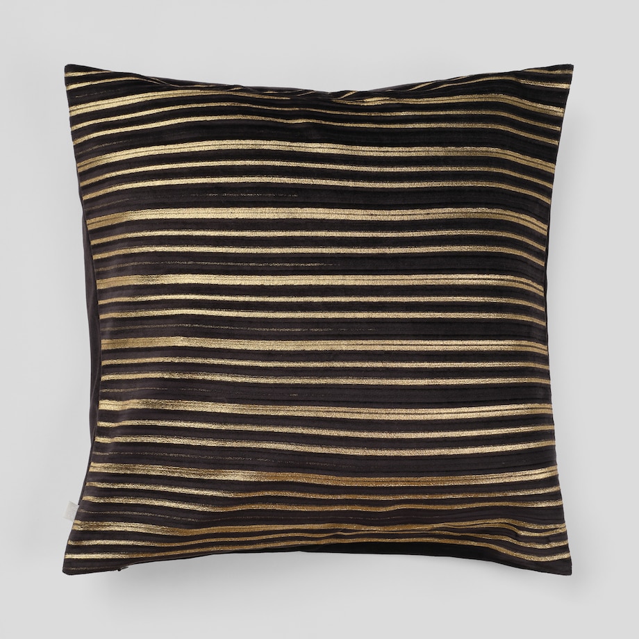 Poszewka Welwetowa Calama 45x45 cm w paski