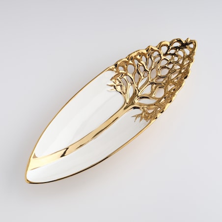 Patera Dekoracyjna Oaktrees z motywem kwiatowym