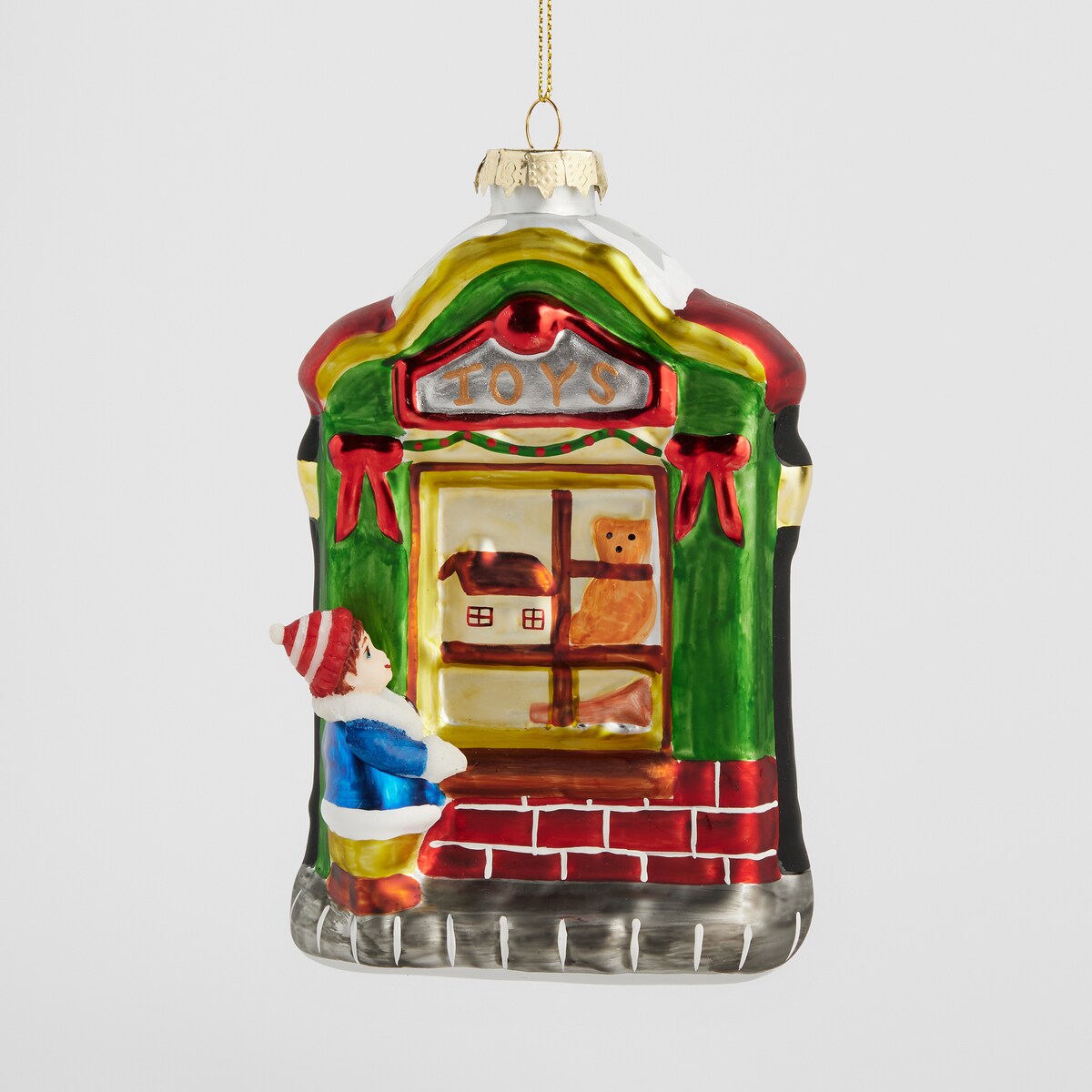 Bombka szklana Vitrina z motywem domku