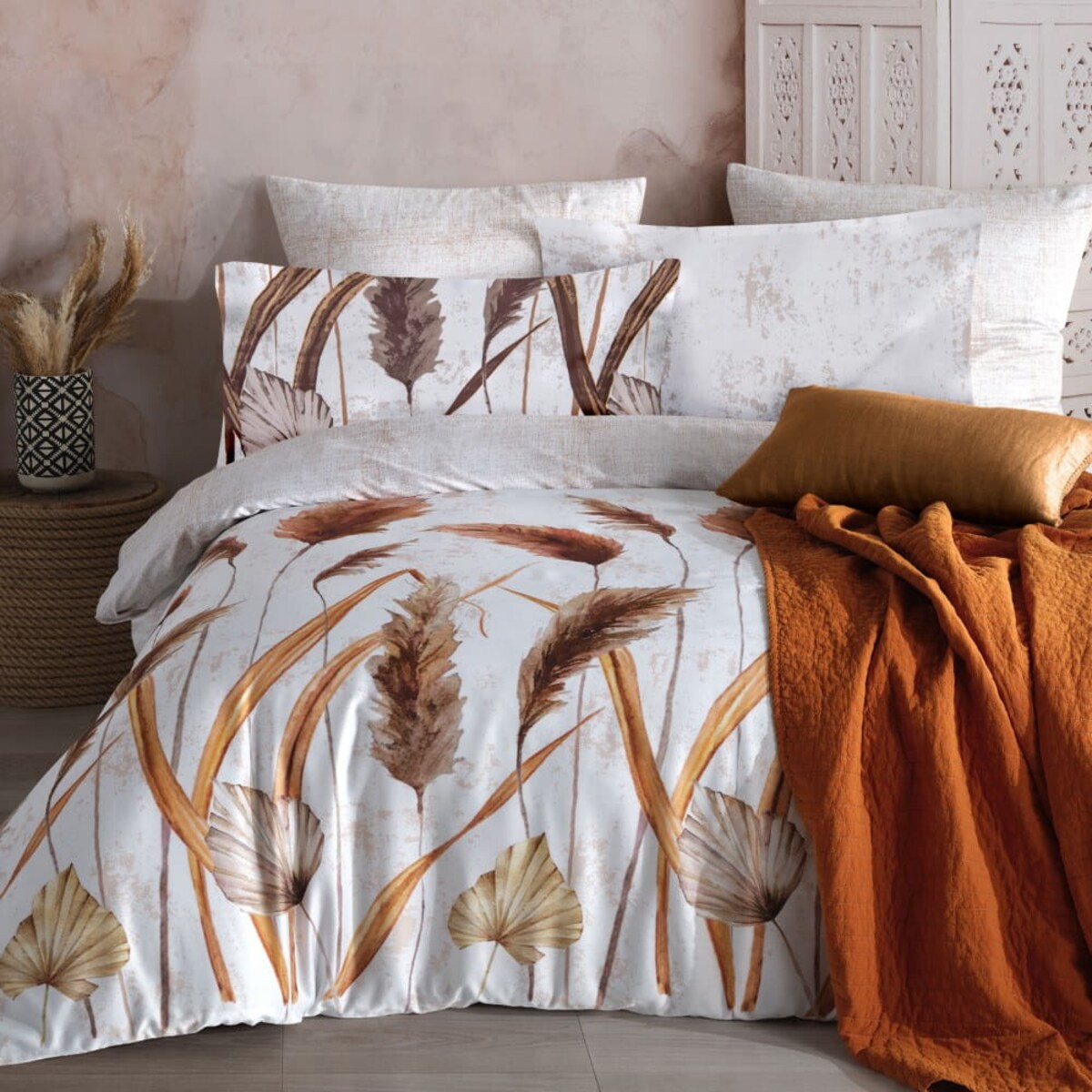 Pościel satyna bawełniana 220x200 Luxury Fadime