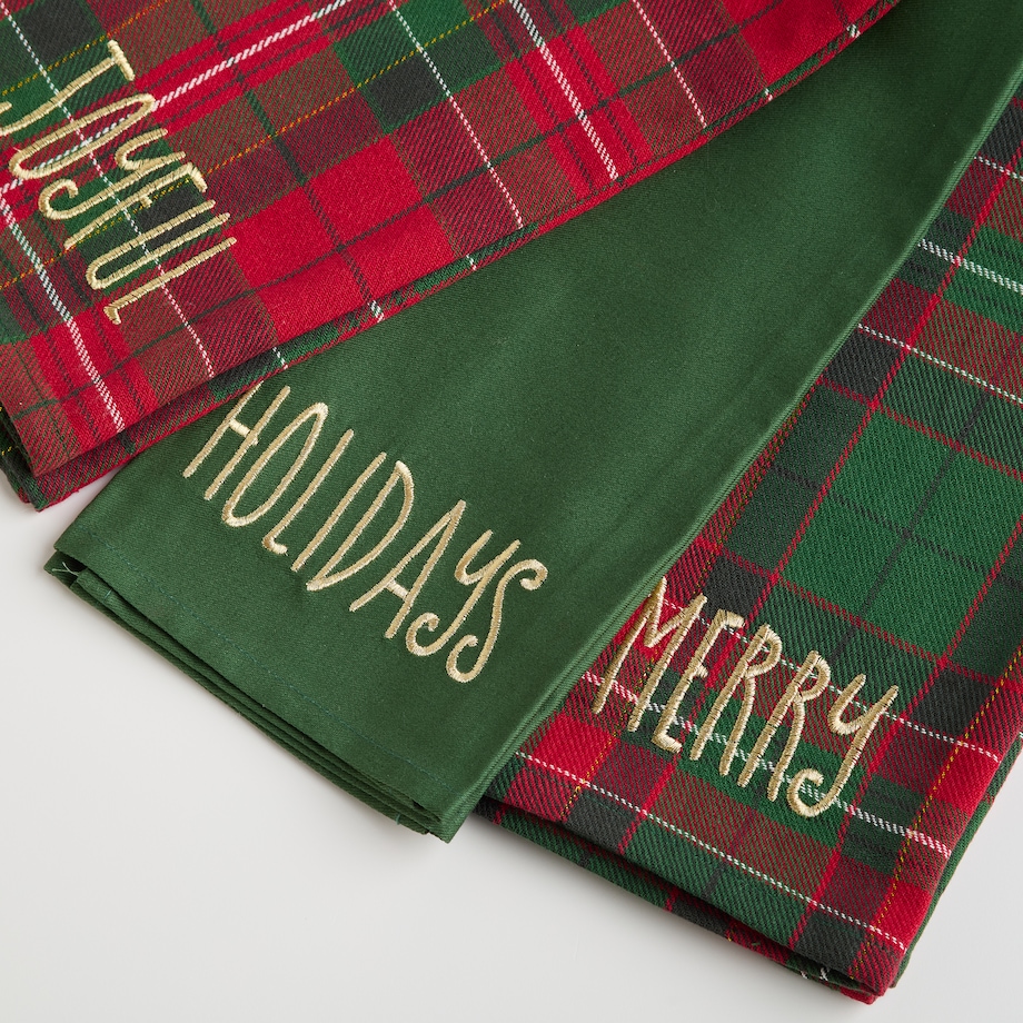 Komplet Ścierek Coscaro 45x65 cm w kratę