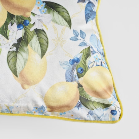 Poszewka z nadrukiem Lemondi 45x45 cm z motywem owoców