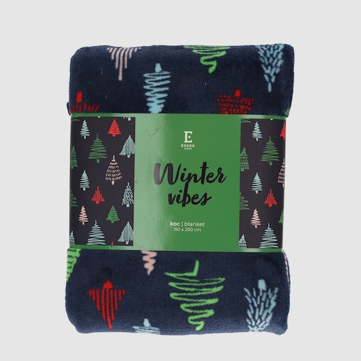 Drukowany koc Winter Vibes 150x200 cm