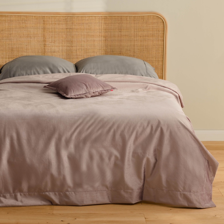 Narzuta Welwetowa Gładka Vicenza 200x220 cm