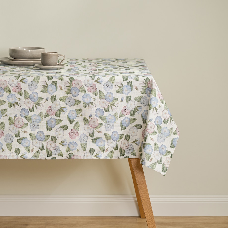 Obrus z nadrukiem Pansiso 150x220 cm z motywem kwiatowym