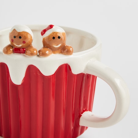 Kubek Gingerbreadios z motywem piernika