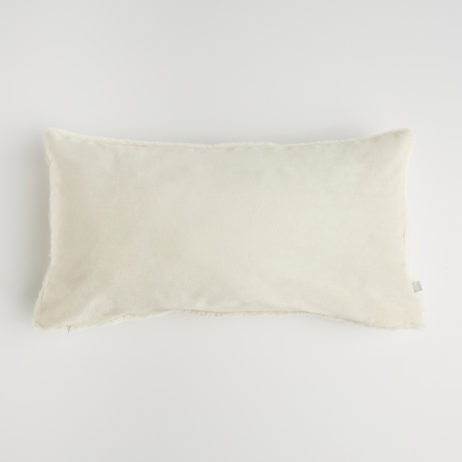 Poszewka Futrzana Merry 58x30 cm z napisami