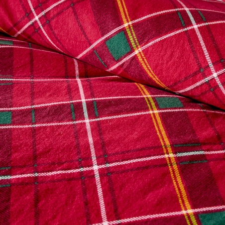Komplet pościeli flanelowej Kreksito 200x220 cm z 2 poszewkami 70x80
