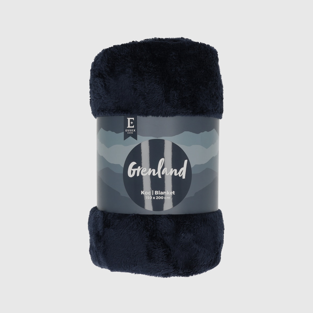 Jednokolorowy koc Grenland VIII 150x200 cm