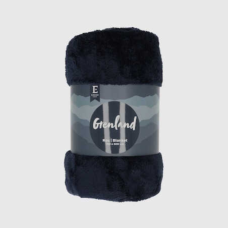 Jednokolorowy koc Grenland VIII 150x200 cm
