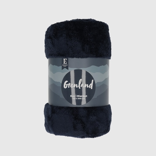 Jednokolorowy koc Grenland VIII 150x200 cm