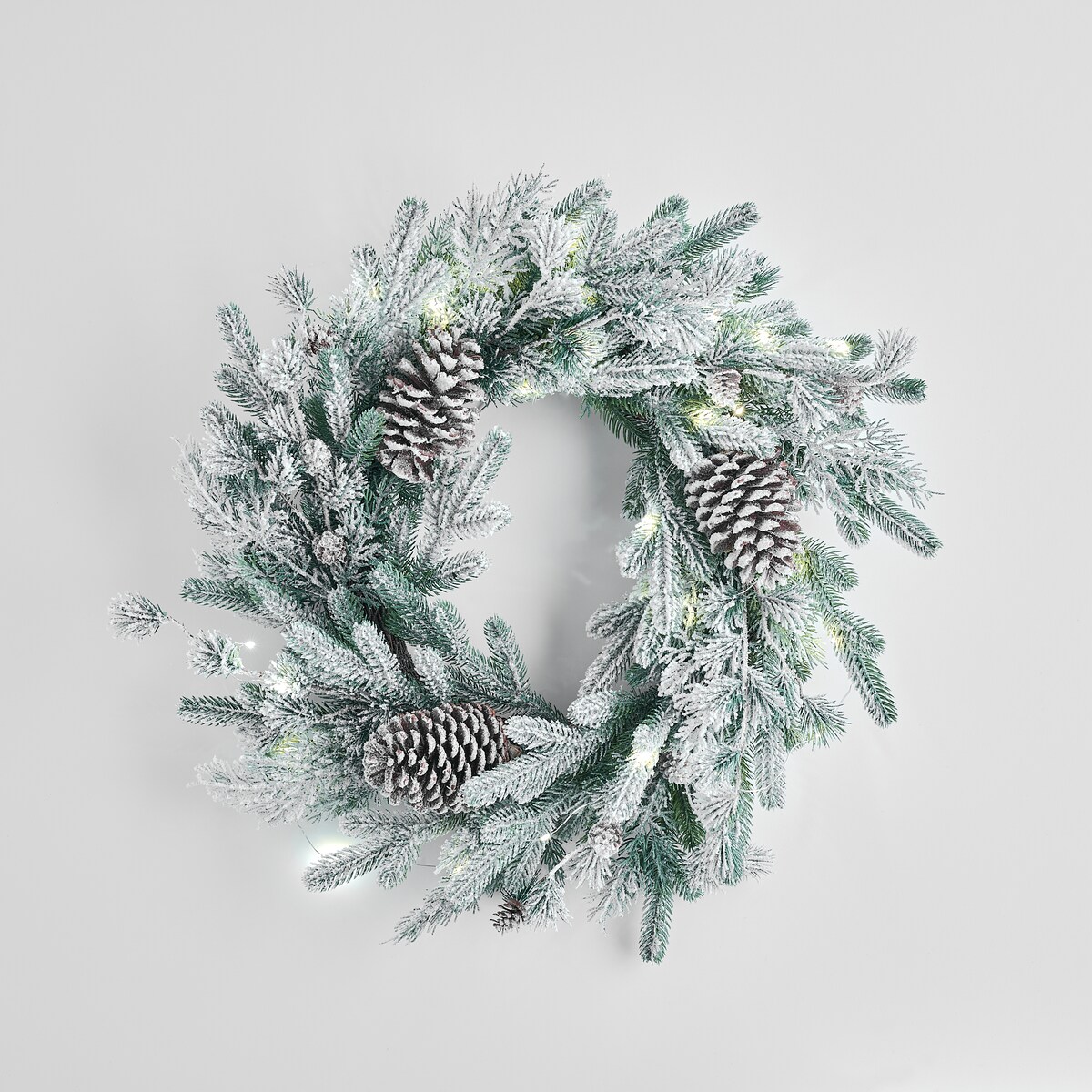 Wianek Led Rovice z motywem roślinnym