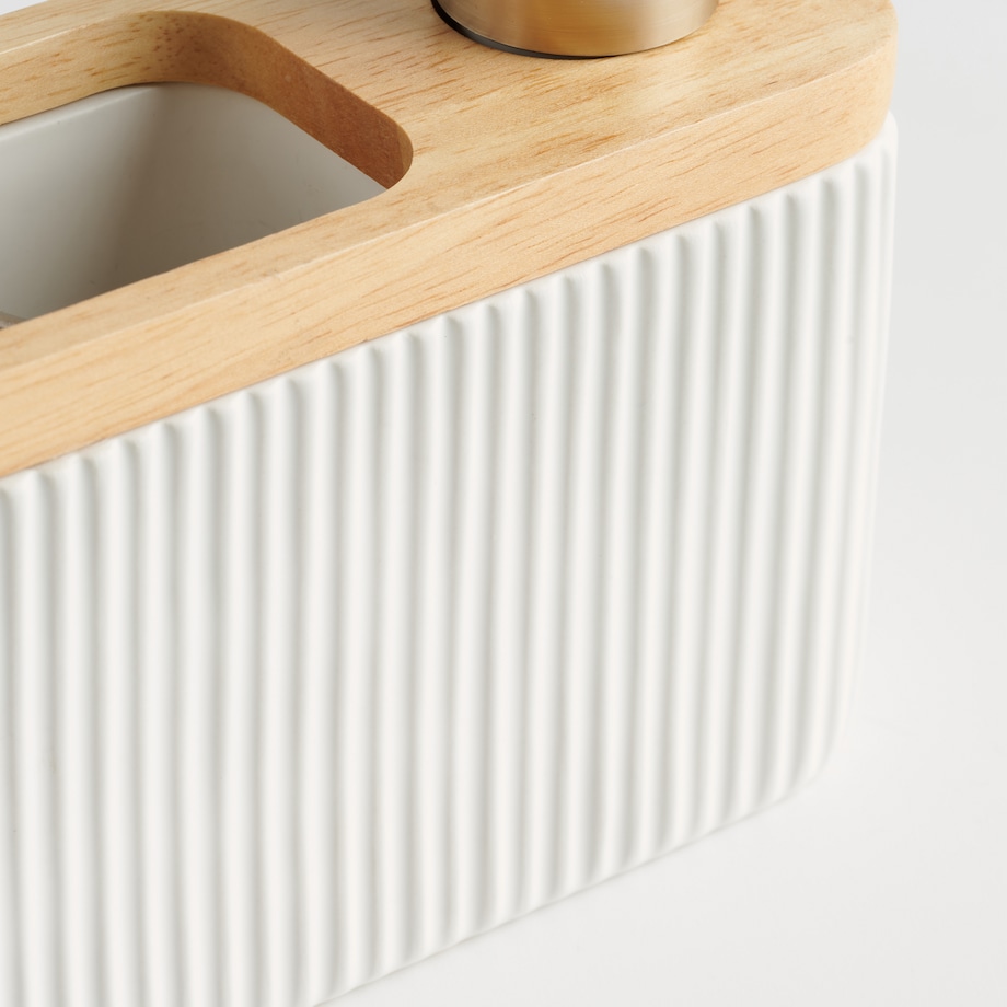 Dozownik z miejscem na gąbkę i szczotką Velosi