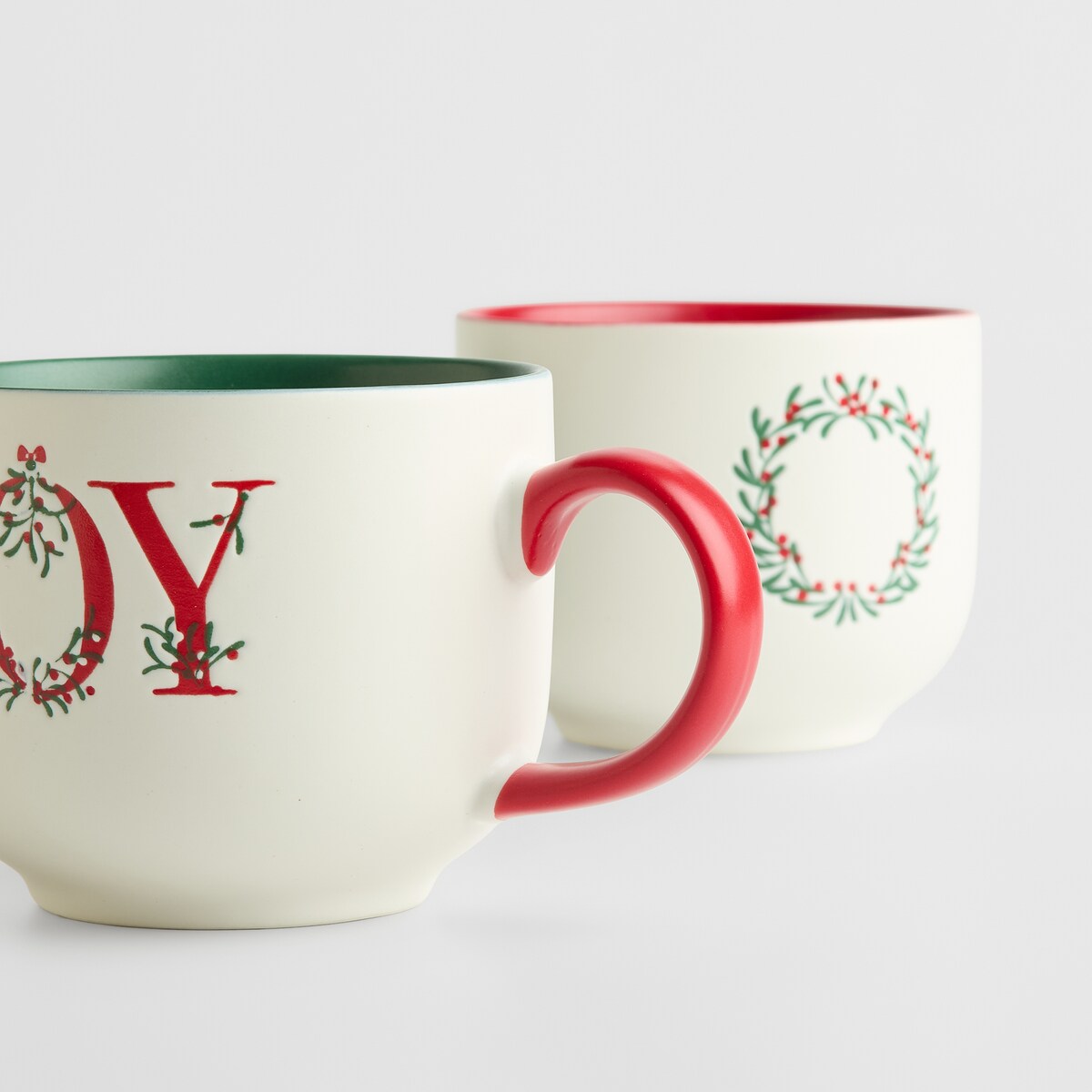 Komplet Kubków Joylo z motywem choinki