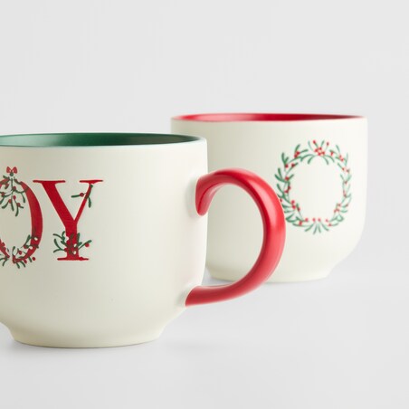 Komplet Kubków Joylo z motywem choinki