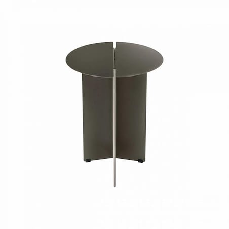 Stolik ORU, 47 cm, burned metal