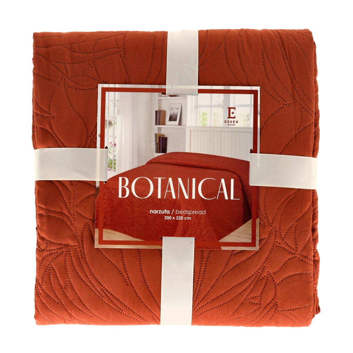 Jednokolorowa narzuta na łóżko Botanical 200x220 cm