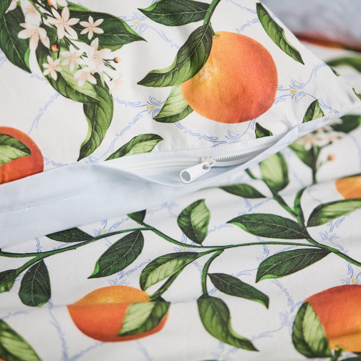 Komplet pościeli bawełnianej Orangio 160x200 cm z 2 poszewkami 70x80