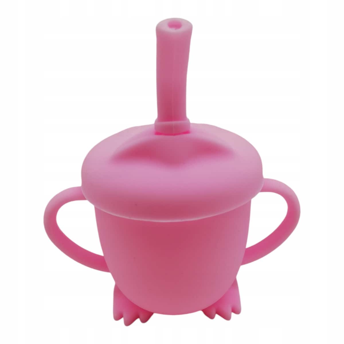 BIDON z rurką do nauki picia pierwszy KUBEK dla dzieci BLW SILIKON Prezent