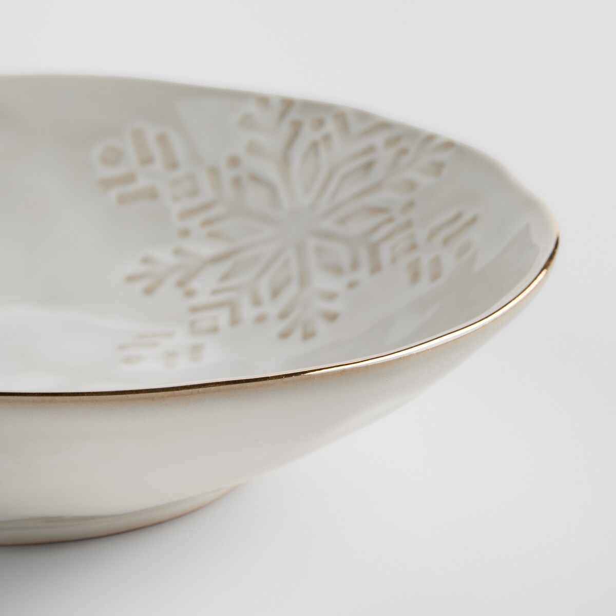 Miska Flakes z motywem śnieżynki