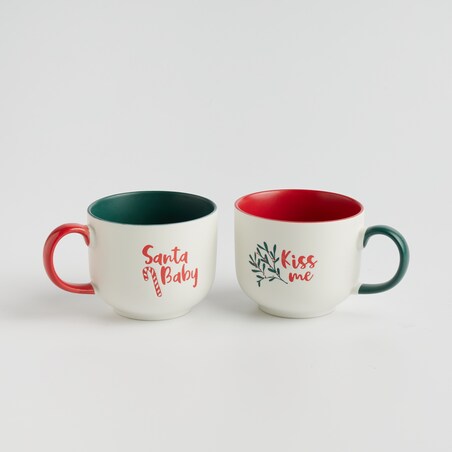 Komplet Kubków Tradinios z motywem napisów