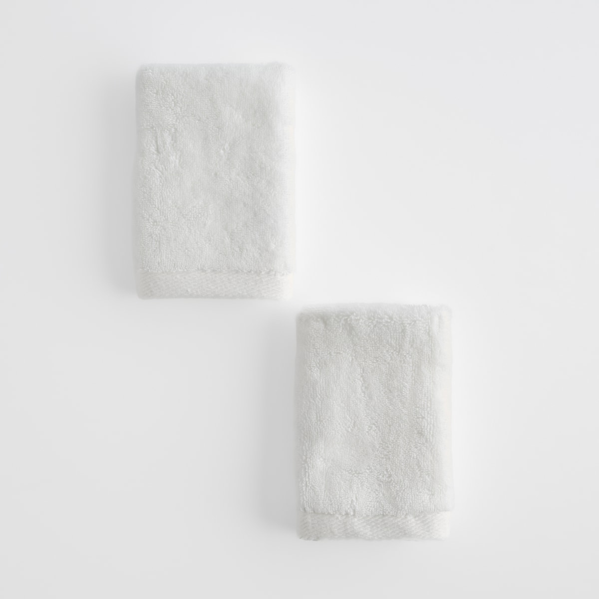 Komplet 2 szt. ręczników z bawełny egipskiej do twarzy lub do rąk Spa 30x30 cm