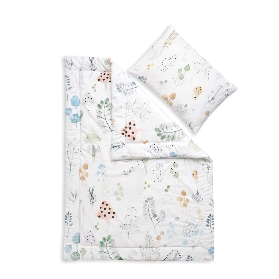 Pościel z wypełnieniem Zaczarowany las 100/135 + 40/60 cm