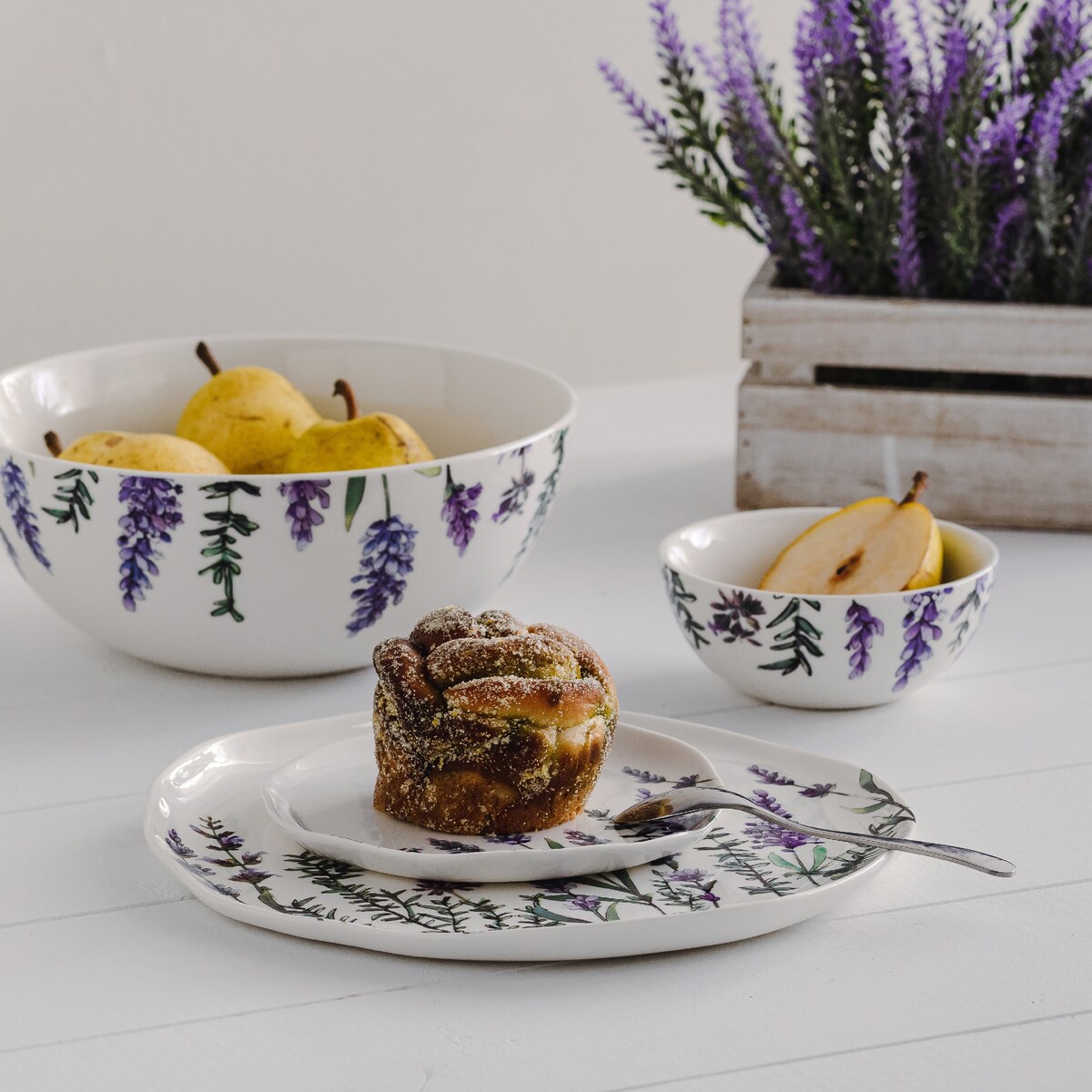Talerz Deserowy Lavendula