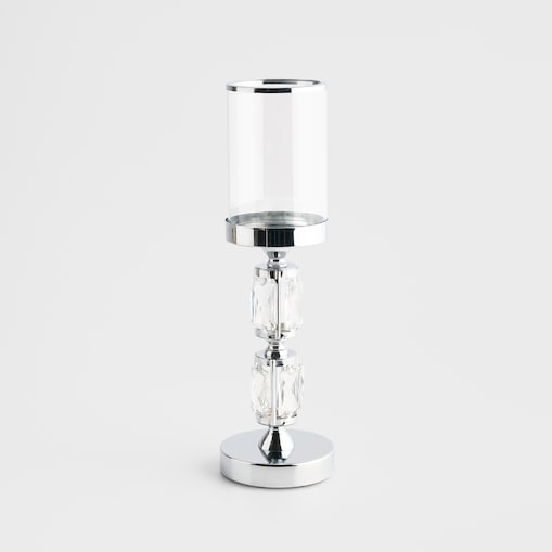 Świecznik Noova z motywem geometrycznym