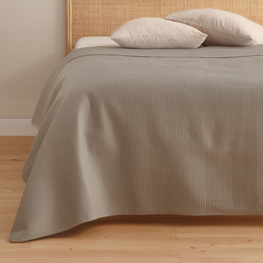 Narzuta Welwetowa w Wytłaczane Drobne Kropki Pontoso 200x220 cm