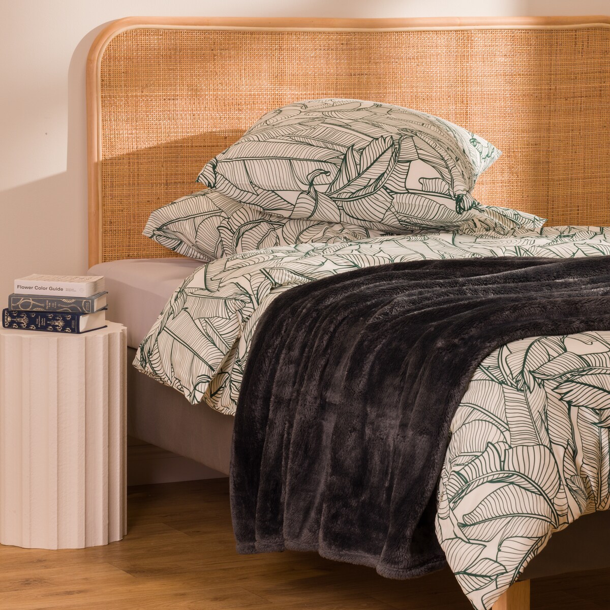 Jednokolorowy koc Grenland VI 200x220 cm