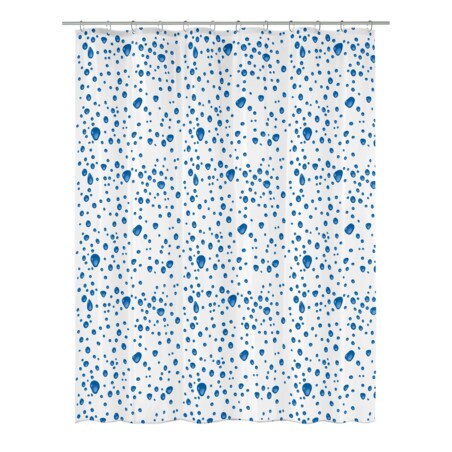 Kleine Wolke Bubble Zasłona prysznicowa Navy blue 180x200 cm Ecoplast PEVA niebieska