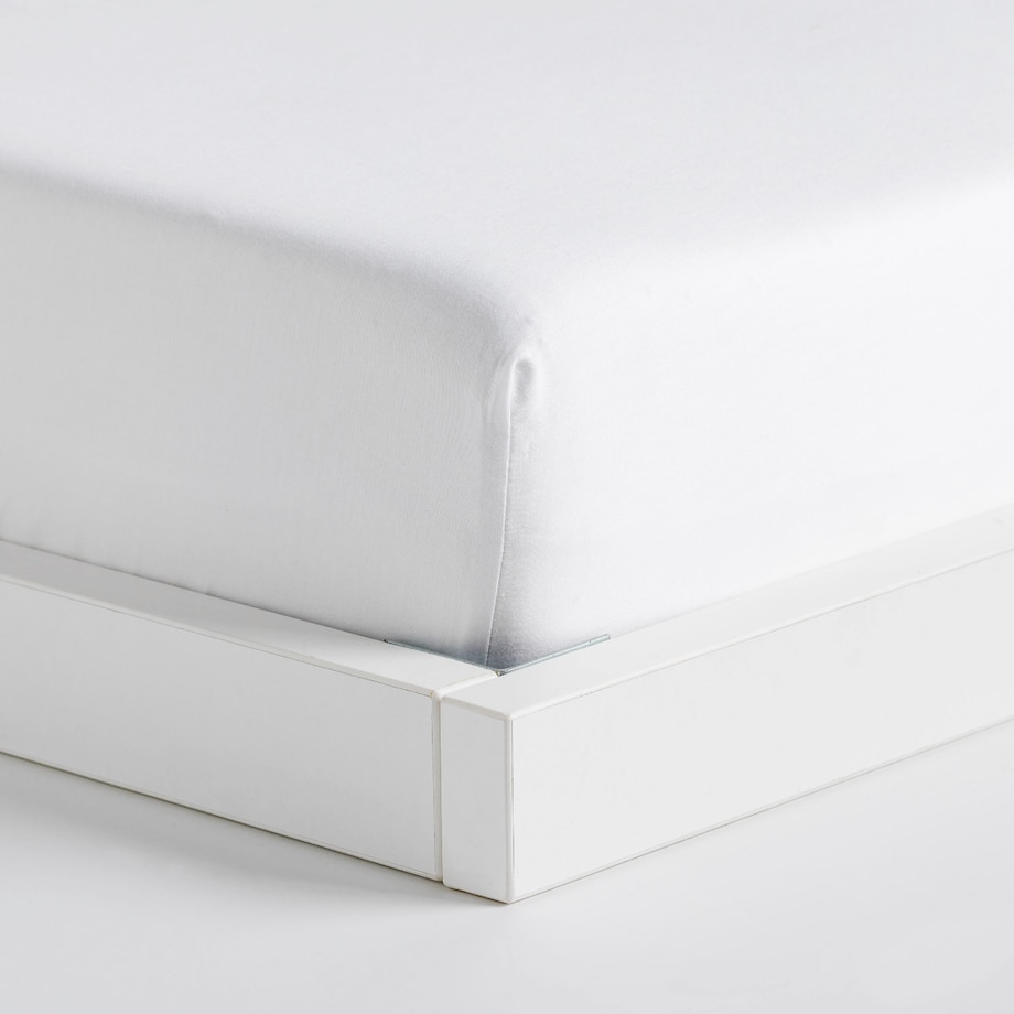 Prześcieradło z Bawełny Satynowej z gumką Satinette 160x200 cm