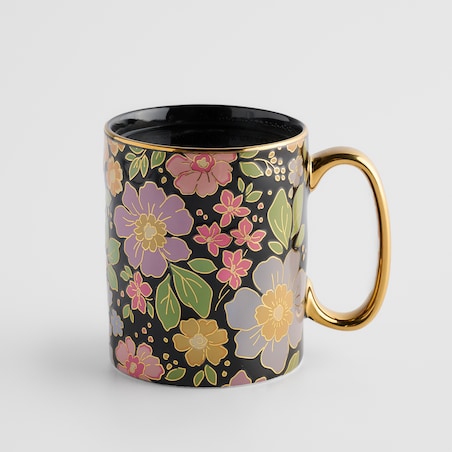 Kubek Colore z motywem kwiatowym