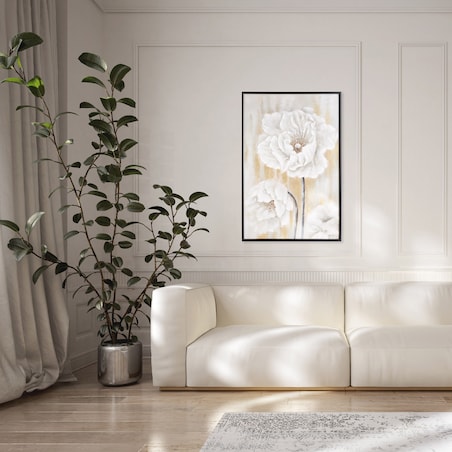 Obraz W Ramie Blomas z motywem kwiatowym