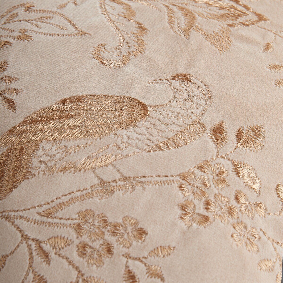 Poszewka Haftowana Ptako 45x45 cm z motywem zwierzęcym