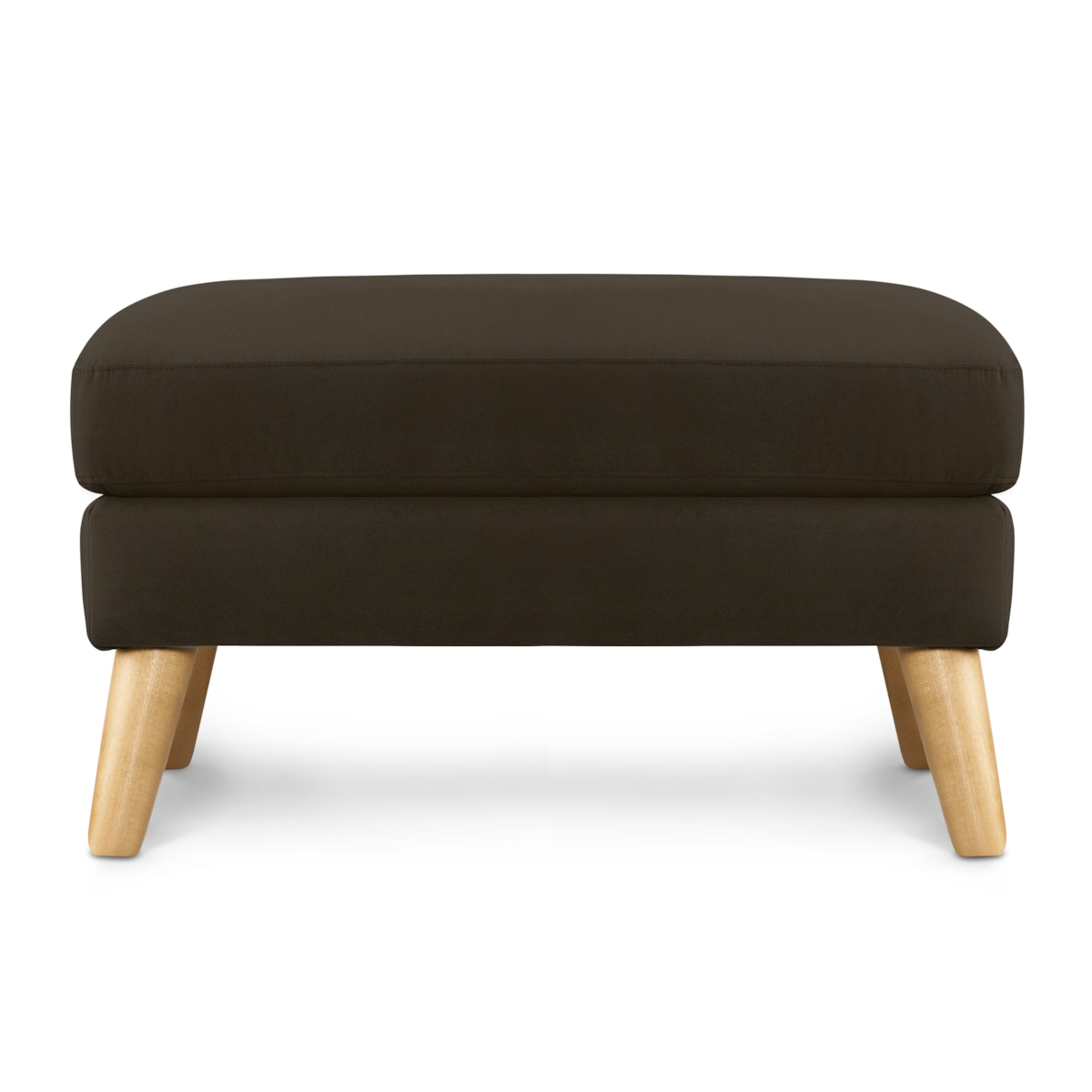 KONSIMO TAGIO Brązowa pufa skandynawska