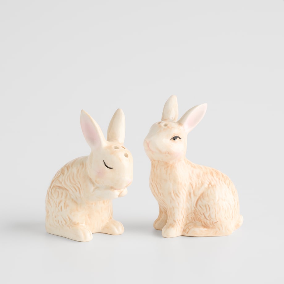 Solniczka I Pieprzniczka Pastelbunni z motywem króliczka