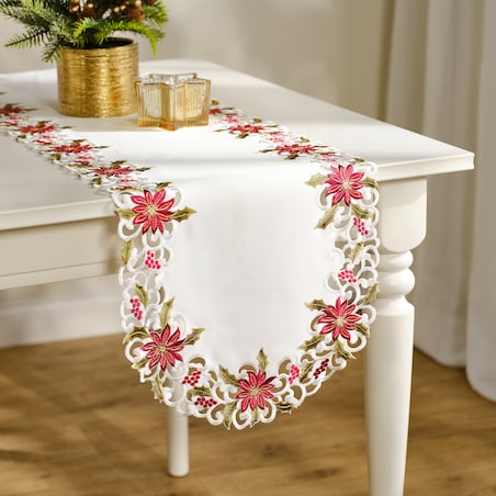 Bieżnik Haftowany Flurrys 35x135 cm