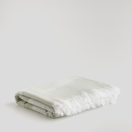 Koc Nica 130x170 cm z motywem liściastym