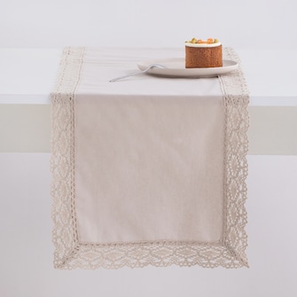 Cotton Table Runner Lacerro 35x180 cm