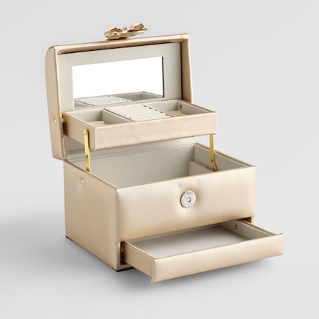 Szkatułka z lustrem i szufladkami Patricia 18x14 cm