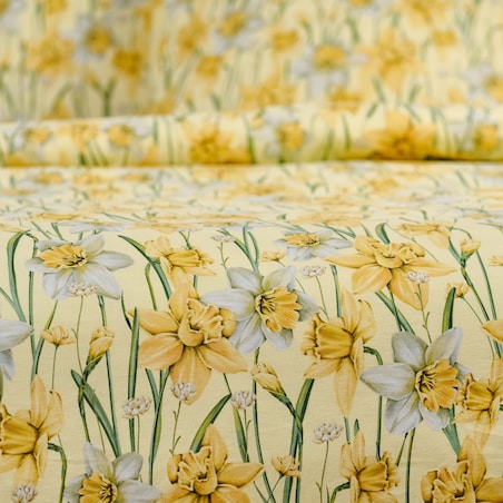 Pościel z bawełny satynowej Daffelis 200x220 cm z motywem kwiatowym