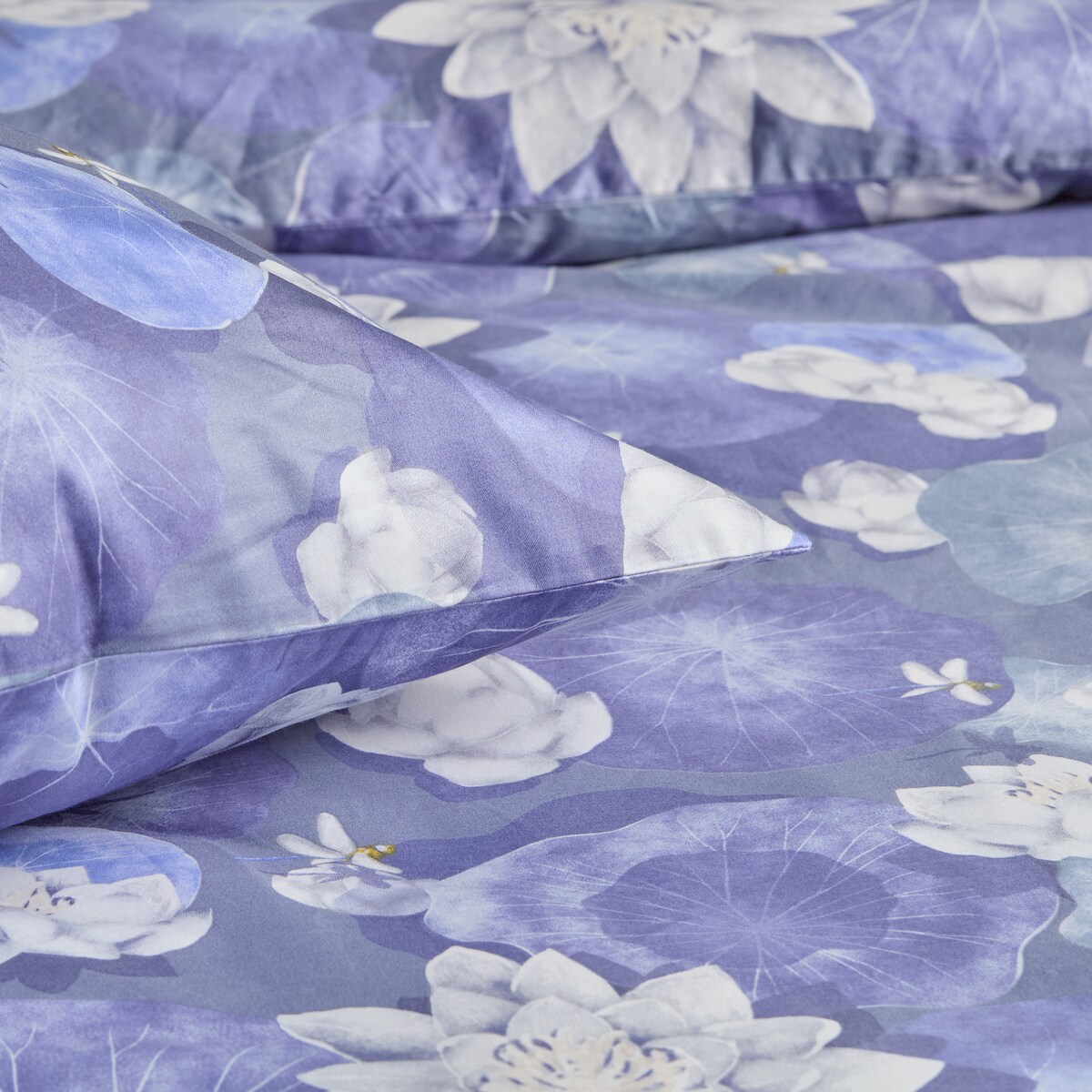 Pościel z bawełny satynowej Luci 200x220 cm z motywem morskim