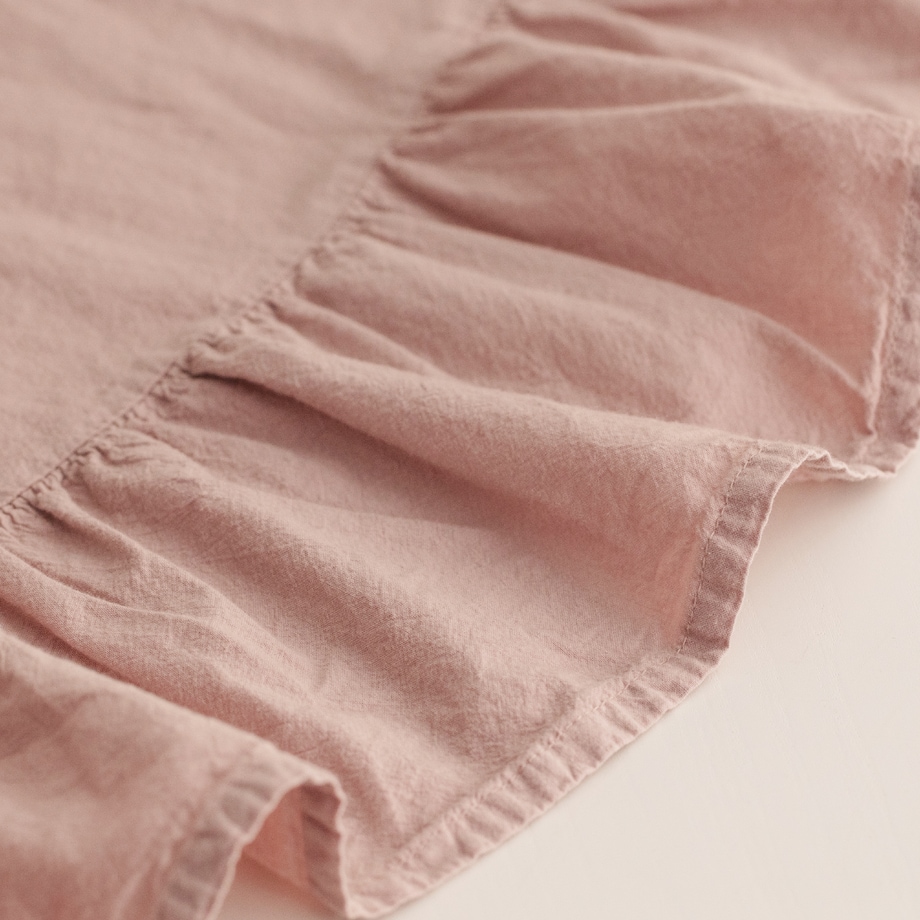 Okrągły obrus Jednobarwny Falbines ø 160 cm