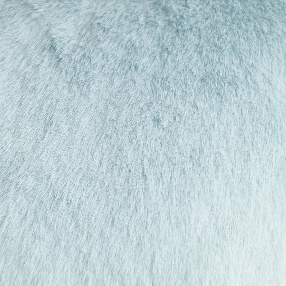 Poszewka Futrzana Molinio 45x45 cm w kratę