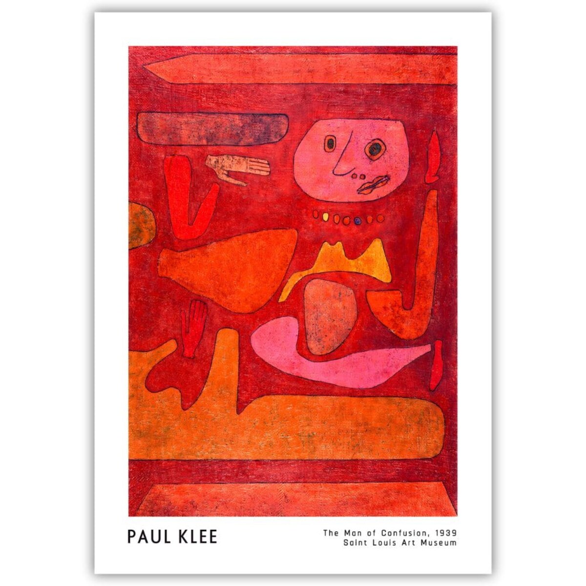 plakat paul klee the man of confusion 21x30