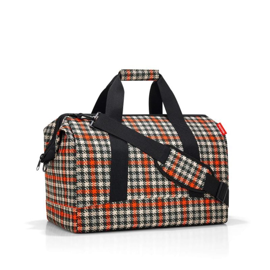 Torba allrounder L glencheck red - poliester, 30 l