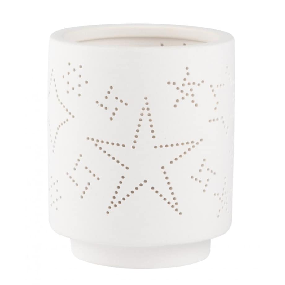 Zestaw 3 świeczników z motywem zimowym